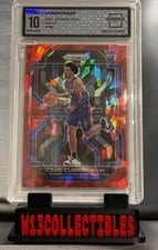 2021 Panini Prizm Cade Cunningham Red Ice Prizm #282 card