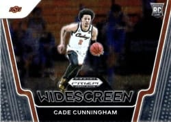 2021 Panini Prizm Draft Picks Widescreen Cade Cunningham #1 card