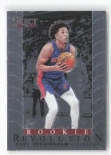2021 Panini Select Rookie Revolution Cade Cunningham Green Prizm #25 card
