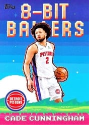 2025-26 Topps 8-Bit Ballers Cade Cunningham #8B-1 card