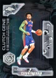 2025-26 Topps Chrome Clutch Gene Cade Cunningham #CG-18 card