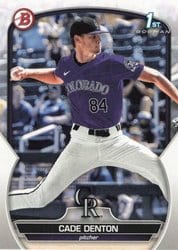 2023 Bowman Draft Base Set Cade Denton #BD-22 card
