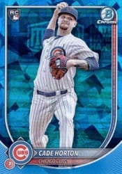 2025 Bowman Chrome Sapphire Edition Base Set Cade Horton #10 card