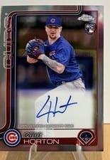 2025 Topps Chrome Update Autographs Cade Horton #RA-CH card
