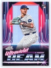 2025 Topps Cosmic Chrome Ultraviolet Beam Cade Horton #UB-11 card