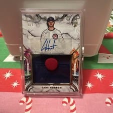 2025 Topps Inception Inception Autograph Jumbo Relic Hat Cade Horton #IAJH-CH card