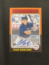 2024 Topps Heritage Real One Autograph Cade Marlowe #ROACMA card
