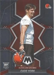 2022 Panini Mosaic Base Set Cade York #399 card