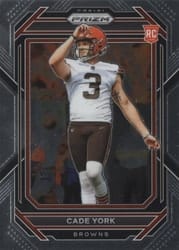 2022 Panini Prizm Base Set Cade York #400 card