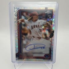 2025 Topps Chrome Logofractor Edition Rookie Autographs Caden Dana #RA-CAD card