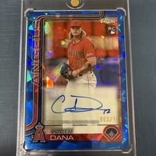 2025 Topps Chrome Sapphire Rookie Autographs Sapphire Caden Dana #RA-CAD card