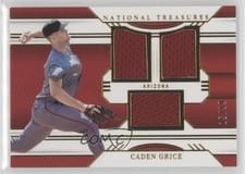 2024 Panini National Treasures Game Gear Swatches Trio Caden Grice #47 card