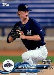 2018 Topps Pro Debut Base Set Caden Lemons #43 card