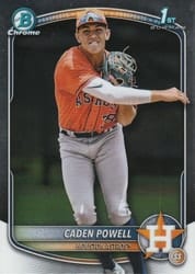 2025 Bowman Chrome Prospects Caden Powell #BCP-212 card