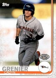 2019 Topps Pro Debut Base Set Cadyn Grenier #126 card