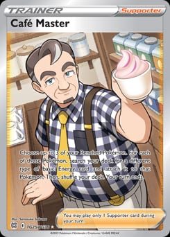 2022 Brilliant Stars Trainer Gallery Café Master #TG25 card