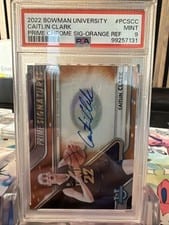 2022-23 Bowman University Chrome Prime Chrome Signatures Caitlin Clark #PCS-CC card