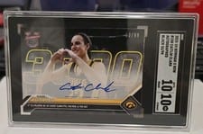 2023-24 Bowman U Now Autographs Black Caitlin Clark #15B card
