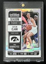 2024 Panini Caitlin Clark Collection College Contenders Caitlin Clark Stars #CC4 card