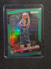2024 Panini Prizm WNBA Caitlin Clark Green #22 card