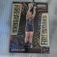 2024 Panini Prizm WNBA Fireworks Caitlin Clark #13 card