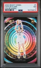 Caitlin Clark 2024 Panini Select WNBA Color Wheel card