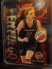 2024 Panini Select WNBA En Fuego Caitlin Clark #14 card