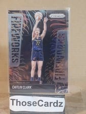 2025 Panini Prizm WNBA Fireworks Caitlin Clark #9 card