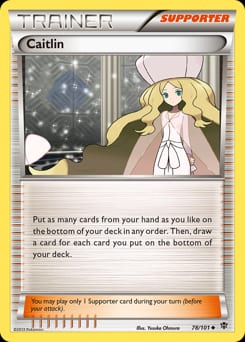 Plasma Blast Caitlin #78 card