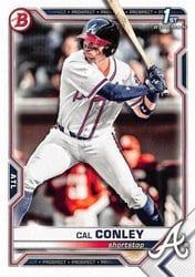 2021 Bowman Draft Base Set Cal Conley #BD-70 card