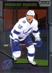 2020-21 O-Pee-Chee Platinum Base Set Cal Foote #191 card