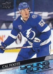 2020-21 Upper Deck Base Set Cal Foote #476 card