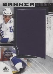 2022-23 SP Game Used 2022 NHL Stadium Series Banner Year Relics Cal Foote #BYSS-CF card