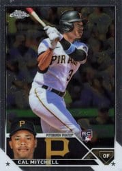 2023 Topps Chrome Base Set Cal Mitchell #108 card
