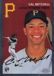 2023 Topps Chrome Platinum Anniversary Base Set Cal Mitchell #56 card