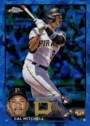 2023 Topps Chrome Sapphire Edition Base Set Cal Mitchell #313 card