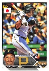 2023 Topps Japan Edition Base Set Cal Mitchell #155 card