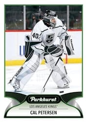 2021-22 Parkhurst Base Set Cal Petersen #132 card