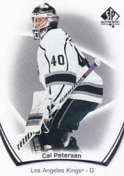 2021-22 SP Authentic Base Set Cal Petersen #37 card