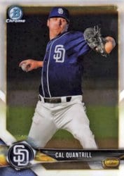 2018 Bowman Chrome Prospects Cal Quantrill #BCP115 card