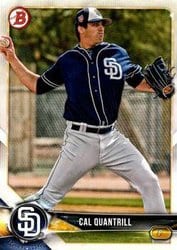 2018 Bowman Draft Base Set Cal Quantrill #BD-195 card