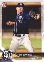 2018 Bowman Prospects Cal Quantrill #BP115 card