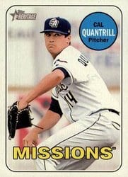 2018 Topps Heritage Minor League Base Set Cal Quantrill #36 card