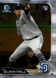 2019 Bowman Chrome Base Set Cal Quantrill #47 card
