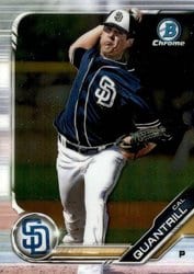 2019 Bowman Chrome Prospects Cal Quantrill #BCP-125 card