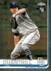 2019 Topps Chrome Update Base Set Cal Quantrill #33 card