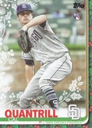 2019 Topps Holiday Base Set Cal Quantrill #HW89 card