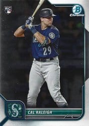 2022 Bowman Chrome Base Set Cal Raleigh #51 card