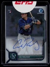 2022 Bowman Chrome Rookie Autographs Cal Raleigh #CRA-CR card