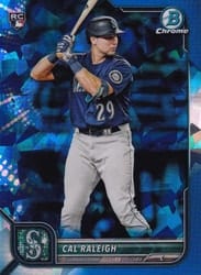 2022 Bowman Chrome Sapphire Edition Base Set Cal Raleigh #51 card